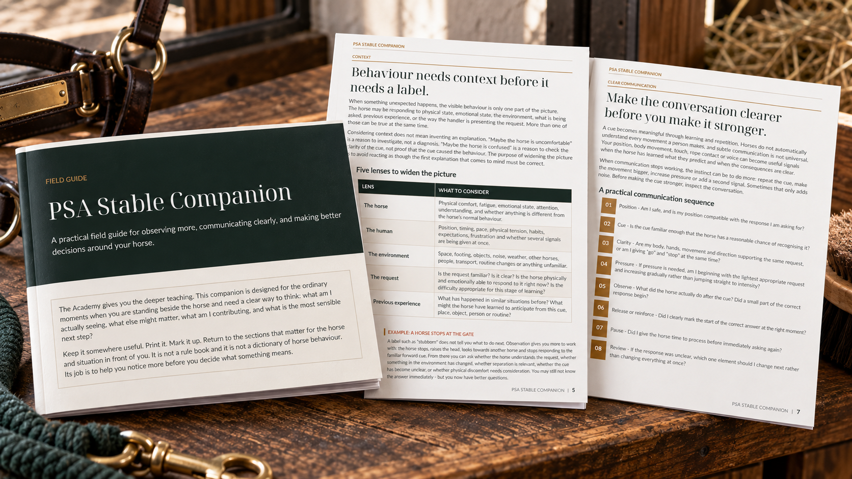 PSA Stable Companion — PSA Toolkit preview